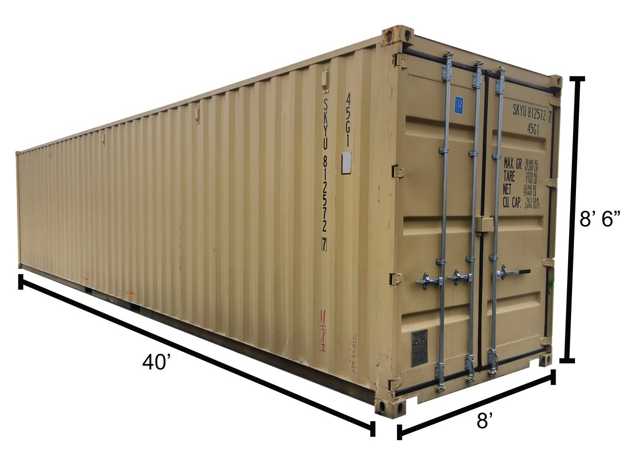 40 ft. St. Shipping Container 40 ft. Standard Shipping Container