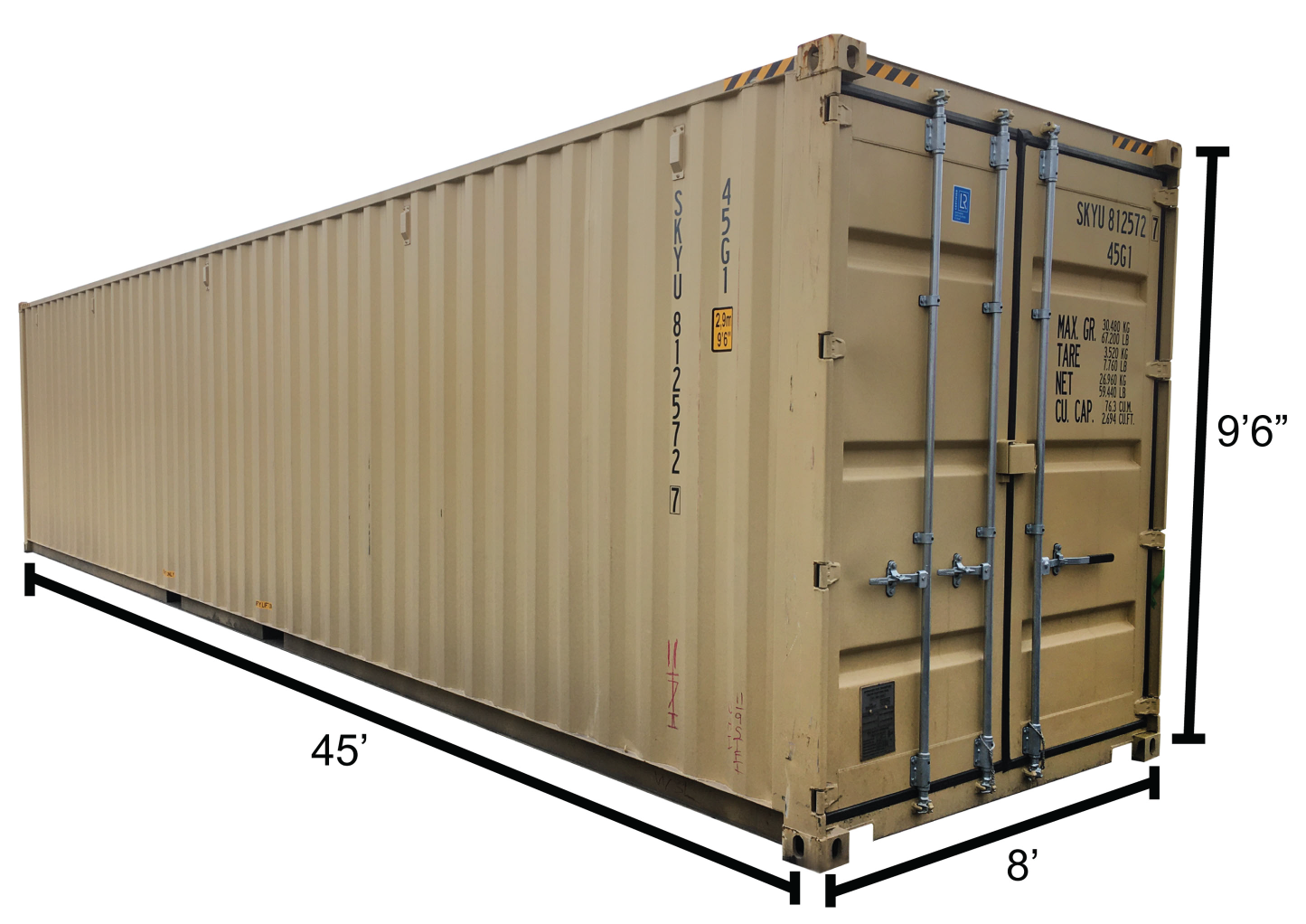 45 ft. High Cube Shipping Container (All 45s HC) 45 ft. HC Shipping Container